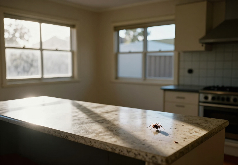 Termite damage in a Rooty Hill property before treatment